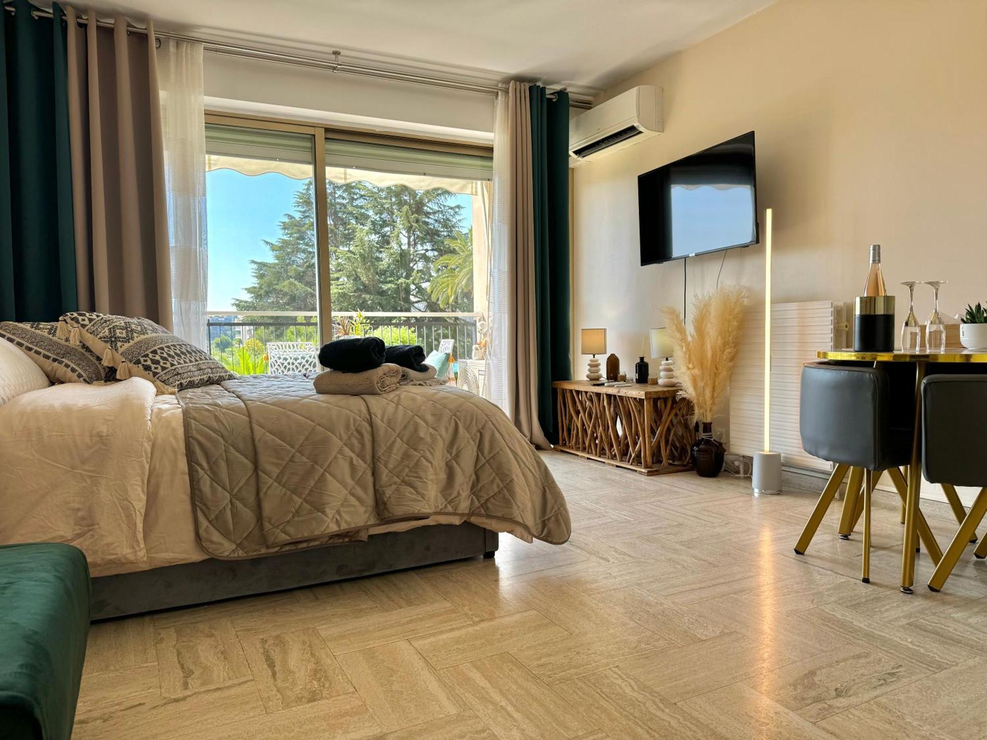 My Resid Appart Cannes Marina Vue Piscine Mandelieu エクステリア 写真