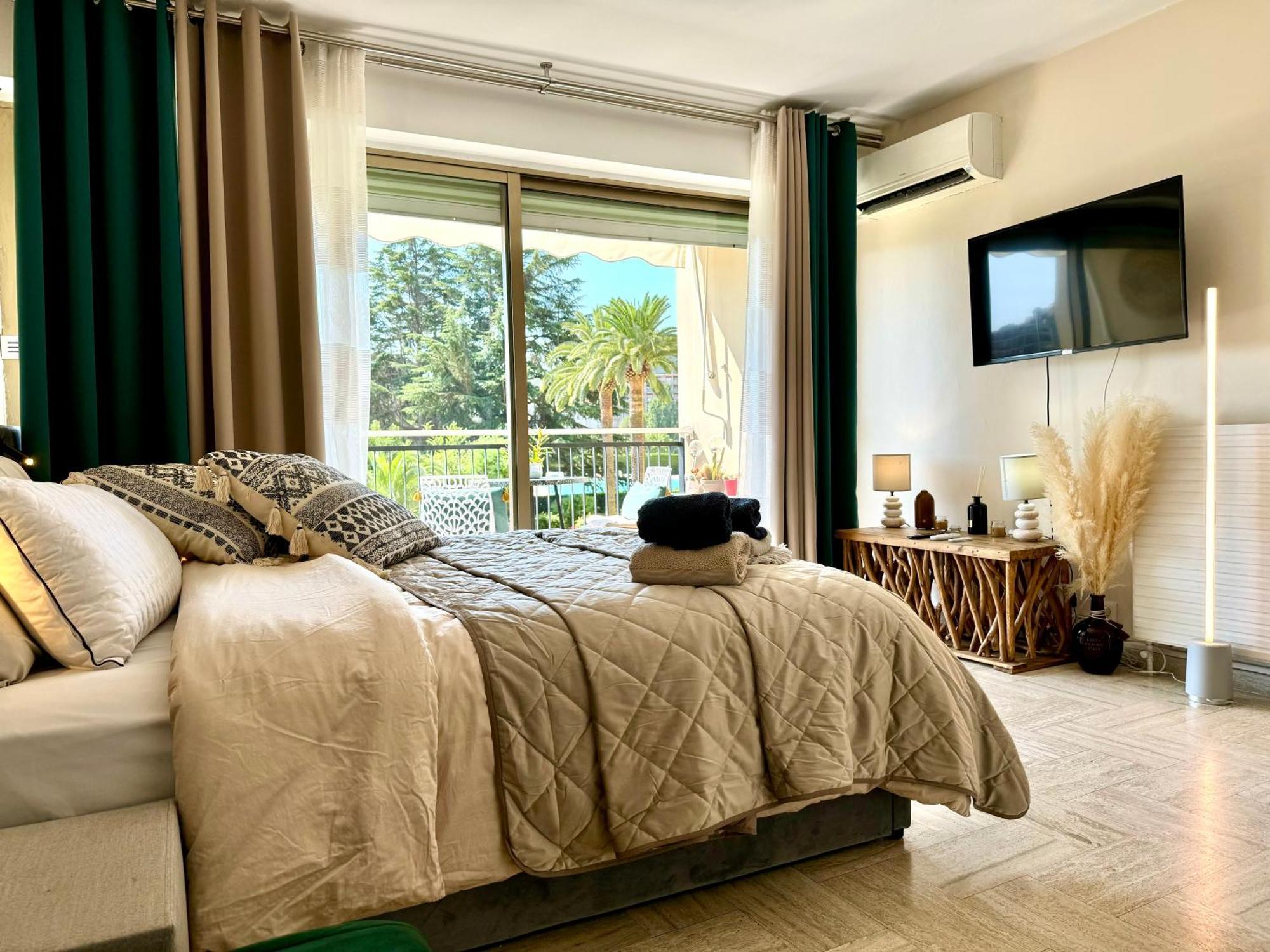 My Resid Appart Cannes Marina Vue Piscine Mandelieu エクステリア 写真